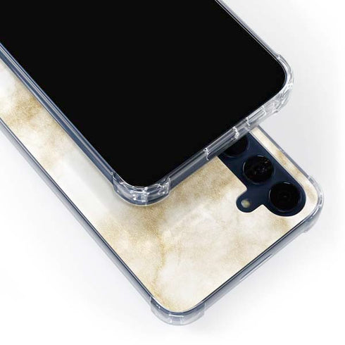 Angled Marble Galaxy S24 Clear Case